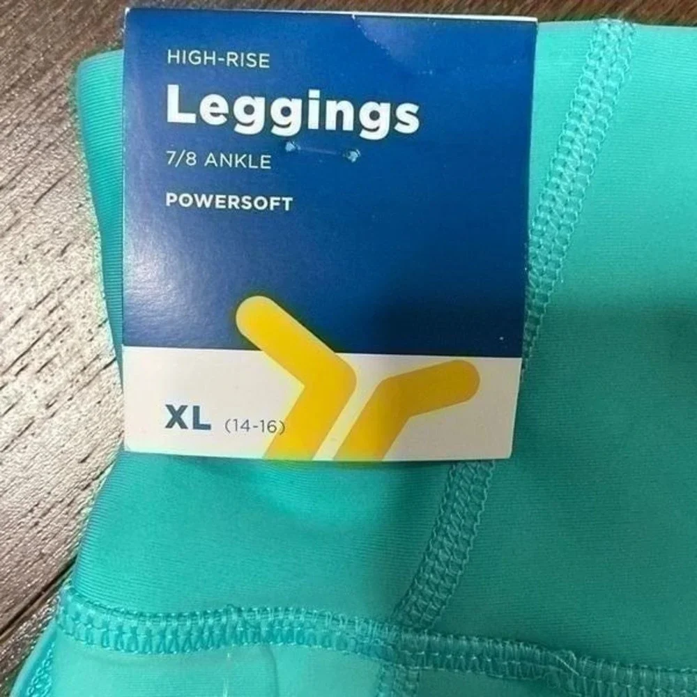 NWT‎ girls XL turquoise leggings old navy active kids